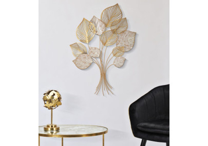 Décoration murale Felix – 63x85 cm – Métal artistique Glam au style organique