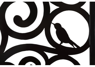 Panneau mural en fer Trois – 70x70 cm – Composition géométrique Glam minimaliste