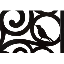 Panneau mural en fer Trois – 70x70 cm – Composition géométrique Glam minimaliste