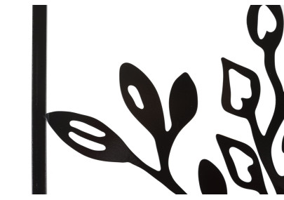 Panneau mural en fer Élégant – Modèle A – 60x80 cm – Déco Glam raffinée et stylisée