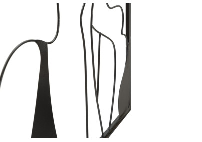 Panneau mural en fer Élégant – Modèle A – 60x80 cm – Déco Glam raffinée et stylisée