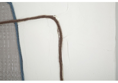 Peinture murale faite à la main – Modèle B – 80x100 cm – Œuvre Bohème Chic authentique