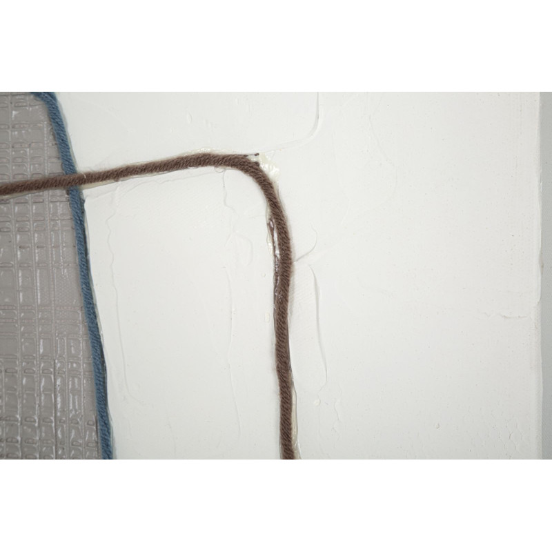 Peinture murale faite à la main – Modèle B – 80x100 cm – Œuvre Bohème Chic authentique