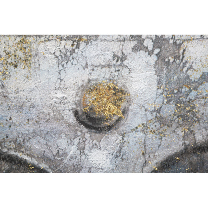 Tableau mural fait main Visage de Bouddha lumineux – Modèle A – 80x120 cm – Sérénité bohème et spirituelle