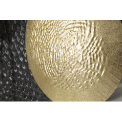 Panneau mural en fer BOLY – L’élégance métallique pour un mur sophistiqué (129,5 x 8,3 x 53,3 cm)