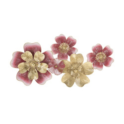 Panneau mural en fer LOBI – Un design glamour et intemporel (91,4 x 6,4 x 50,8 cm)