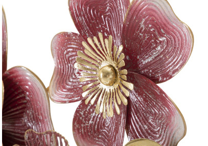 Panneau mural en fer LOBI – Un design glamour et intemporel (91,4 x 6,4 x 50,8 cm)