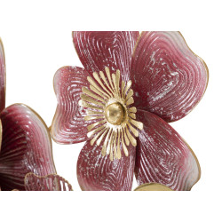 Panneau mural en fer LOBI – Un design glamour et intemporel (91,4 x 6,4 x 50,8 cm)