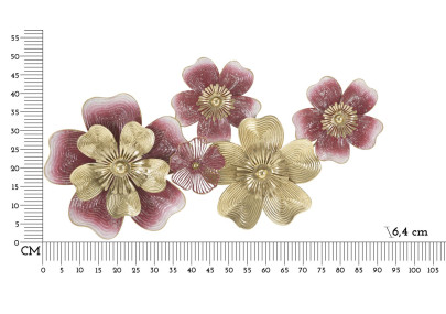 Panneau mural en fer LOBI – Un design glamour et intemporel (91,4 x 6,4 x 50,8 cm)