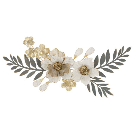 Panneau mural en fer gris – Sobriété moderne et éclat métallique (90,2 x 7,6 x 41,9 cm)