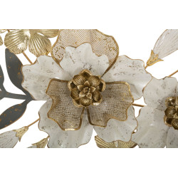 Panneau mural en fer gris – Sobriété moderne et éclat métallique (90,2 x 7,6 x 41,9 cm)