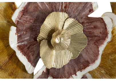 Panneau mural en fer CLOW – Une sculpture murale d’exception (92,1 x 8,3 x 51,4 cm)