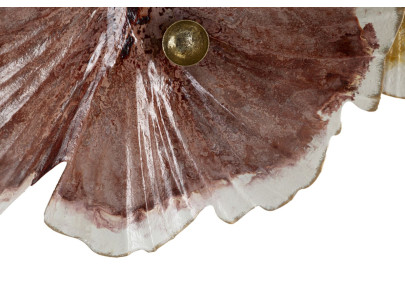 Panneau mural en fer CLOW – Une sculpture murale d’exception (92,1 x 8,3 x 51,4 cm)