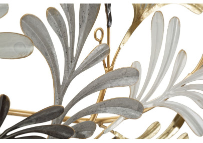 Panneau mural en fer LIXY – L’art du fer sublimé (130,8 x 7,6 x 70,5 cm)