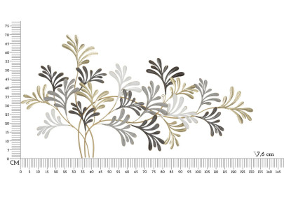 Panneau mural en fer LIXY – L’art du fer sublimé (130,8 x 7,6 x 70,5 cm)