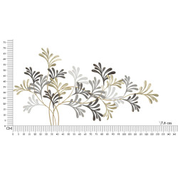 Panneau mural en fer LIXY – L’art du fer sublimé (130,8 x 7,6 x 70,5 cm)