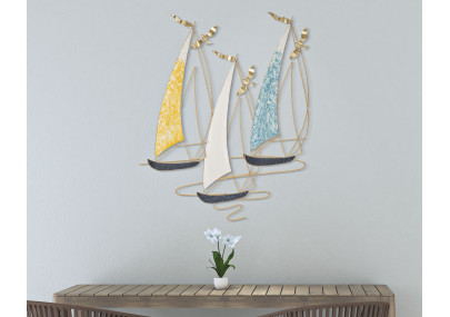 Panneau mural VELA couleur – Explosion de nuances et d’élégance (78,7 x 3,8 x 97,8 cm)