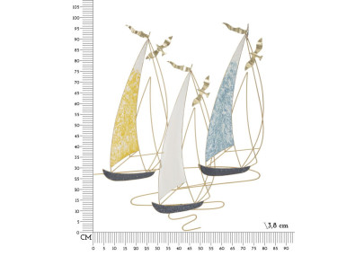 Panneau mural VELA couleur – Explosion de nuances et d’élégance (78,7 x 3,8 x 97,8 cm)