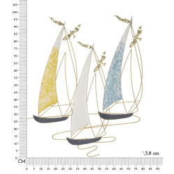 Panneau mural VELA couleur – Explosion de nuances et d’élégance (78,7 x 3,8 x 97,8 cm)