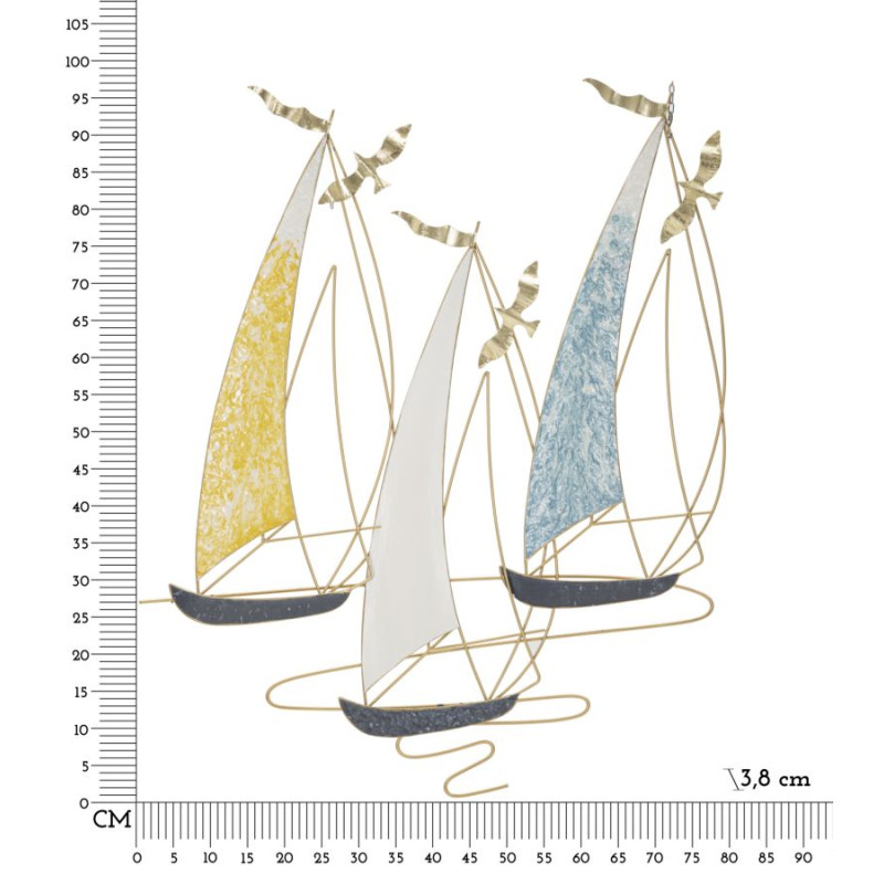 Panneau mural VELA couleur – Explosion de nuances et d’élégance (78,7 x 3,8 x 97,8 cm)