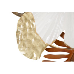 Panneau mural BOUQUET – Un souffle floral métallique (50,8 x 7 x 87 cm)