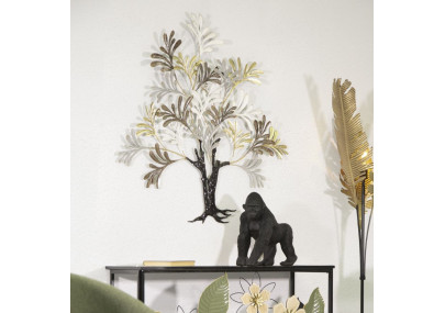 Panneau mural ALBERO LIXY – L’arbre d’élégance en métal (97,2 x 8,9 x 100,3 cm)