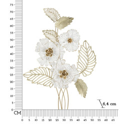 Panneau mural blanc – Pureté et modernité murale (54 x 6,4 x 73,7 cm)