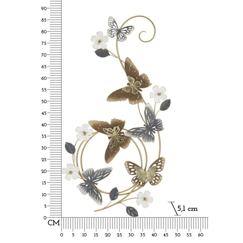 Panneau mural DELIS – Raffinement et douceur des formes (45,1 x 5,1 x 87,6 cm)