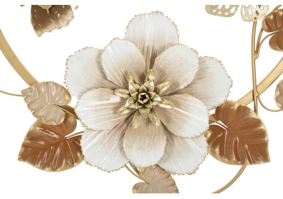 Panneau mural rond – La perfection géométrique du métal (58,4 x 5,1 x 63,5 cm)