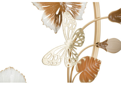 Panneau mural rond – La perfection géométrique du métal (58,4 x 5,1 x 63,5 cm)