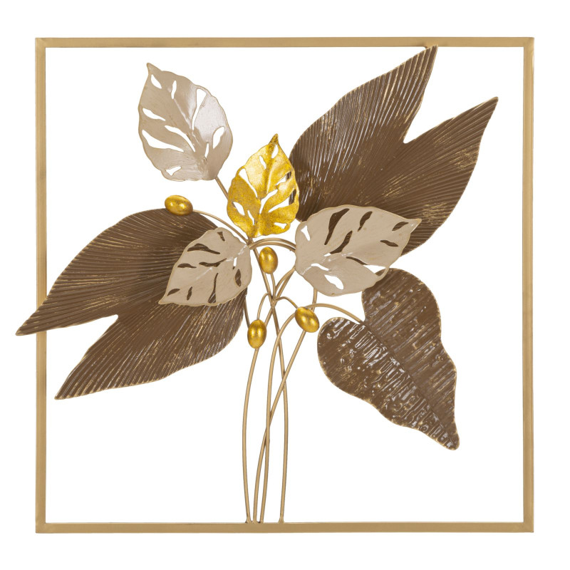 Panneau mural BROWY – Une touche de caractère industriel chic (50,2 x 5,1 x 50,2 cm)