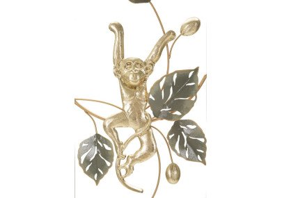 Panneau mural SINGE – Une création exotique pleine de personnalité (28,6 x 3,8 x 74,3 cm)