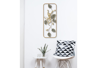 Panneau mural SINGE – Une création exotique pleine de personnalité (28,6 x 3,8 x 74,3 cm)