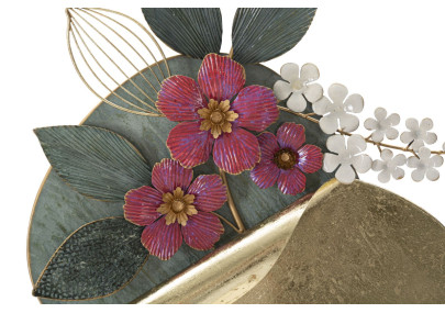 Panneau mural GARD – Le fer design au naturel (67 x 8 x 74 cm)