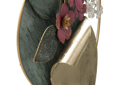 Panneau mural GARD – Le fer design au naturel (67 x 8 x 74 cm)