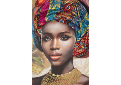 Tableau avec cadre DEVA – Une œuvre moderne et raffinée (82 x 4,5 x 122 cm)