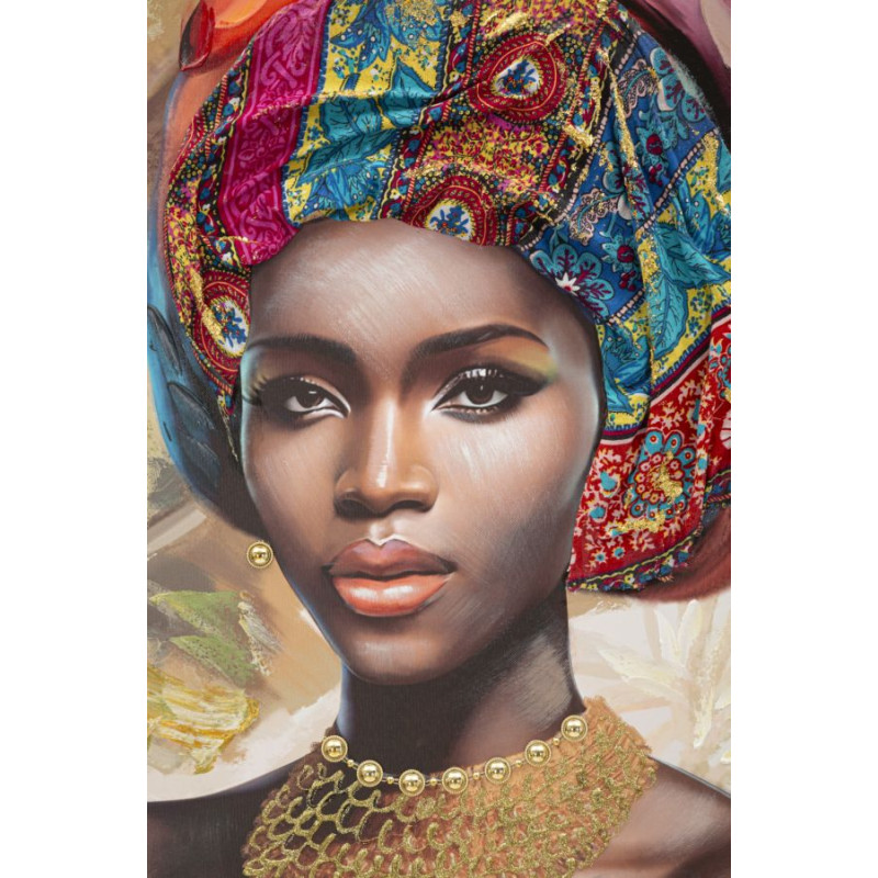 Tableau avec cadre DEVA – Une œuvre moderne et raffinée (82 x 4,5 x 122 cm)