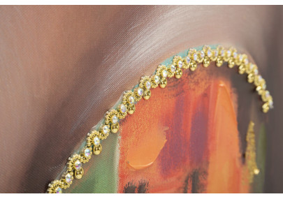 Tableau avec cadre DEVA – Une œuvre moderne et raffinée (82 x 4,5 x 122 cm)