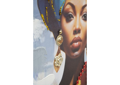 Tableau avec cadre DAPHNE – Élégance et style contemporain (52 x 4,5 x 152 cm)