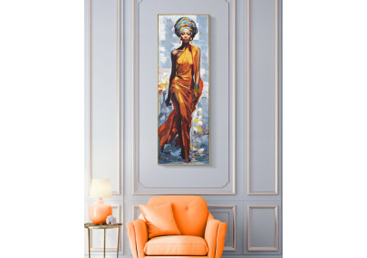 Tableau avec cadre DAPHNE – Élégance et style contemporain (52 x 4,5 x 152 cm)