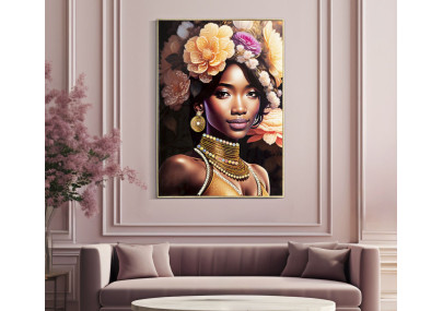 Tableau avec cadre ZENA – Raffinement moderne sur vos murs (72 x 4,5 x 102 cm)