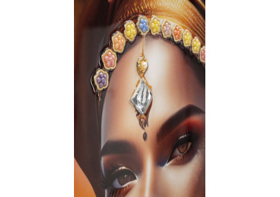 Tableau avec cadre SAMIRA – Une finition chic et stylée (72 x 4,5 x 102 cm)