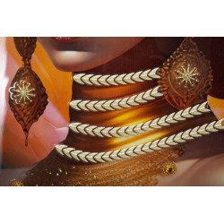 Tableau avec cadre SAMIRA – Une finition chic et stylée (72 x 4,5 x 102 cm)