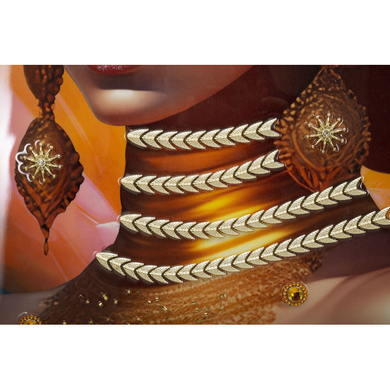 Tableau avec cadre SAMIRA – Une finition chic et stylée (72 x 4,5 x 102 cm)