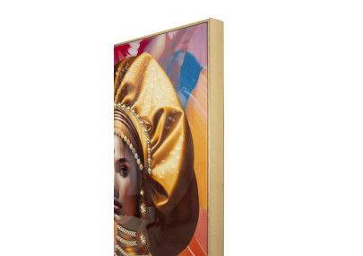 Tableau avec cadre SAMIRA – Une finition chic et stylée (72 x 4,5 x 102 cm)