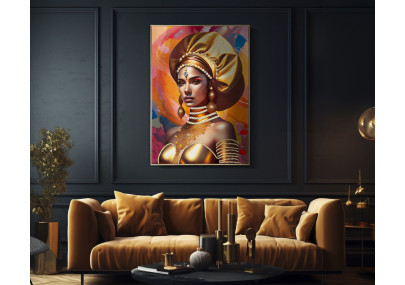 Tableau avec cadre SAMIRA – Une finition chic et stylée (72 x 4,5 x 102 cm)