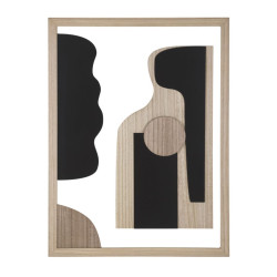 Panneau mural ASTRY – Minimalisme et élégance (60 x 2 x 80 cm)