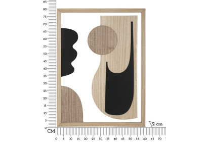 Panneau mural ASTRY – Version B, design raffiné (60 x 2 x 80 cm)