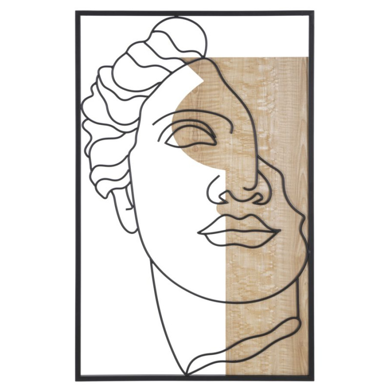 Panneau mural DAVID – Design moderne et subtil (50 x 2 x 80 cm)