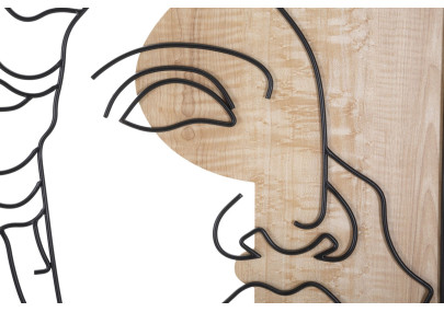 Panneau mural DAVID – Design moderne et subtil (50 x 2 x 80 cm)